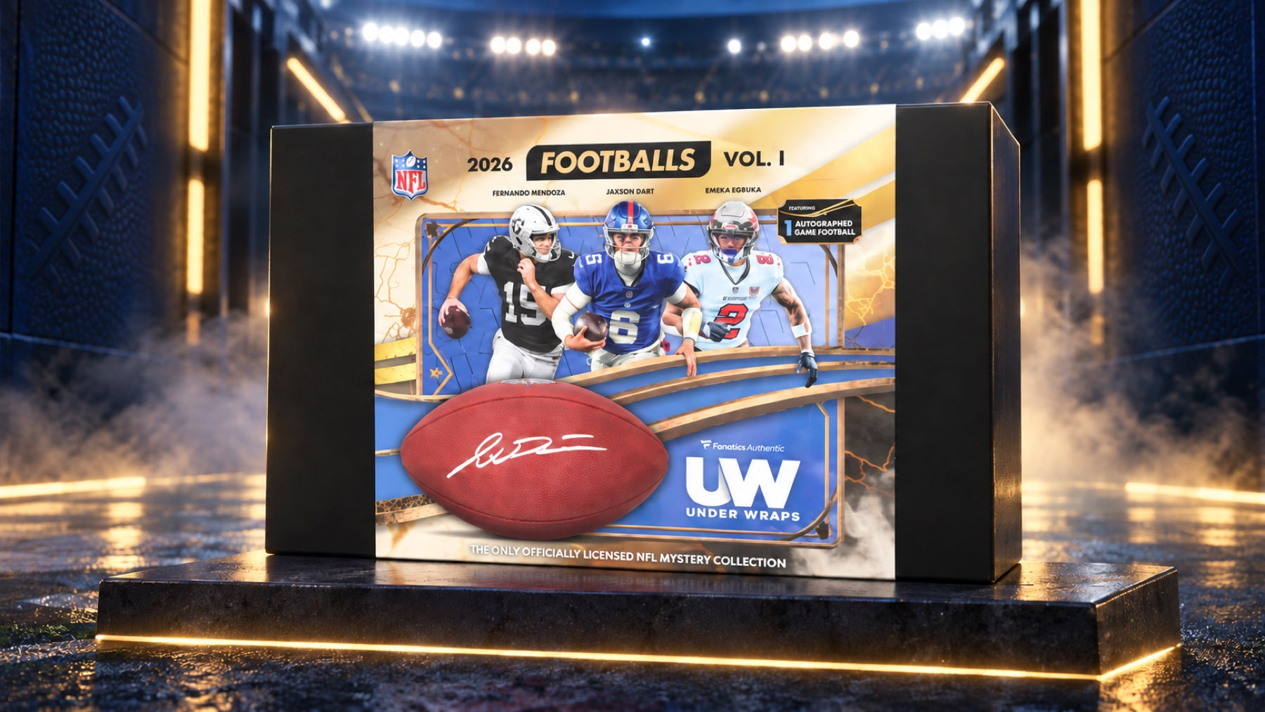 2026 Fanatics Under Wraps NFL Footballs Vol. I product artwork