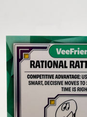 2025 Topps Chrome VeeFriends Rational Rattlesnake back top left corner detail