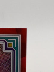 2025 Topps Chrome VeeFriends Rational Rattlesnake Red Refractor top left corner detail