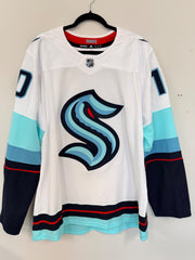 Seattle Kraken Matty Beniers Adidas authentic jersey front