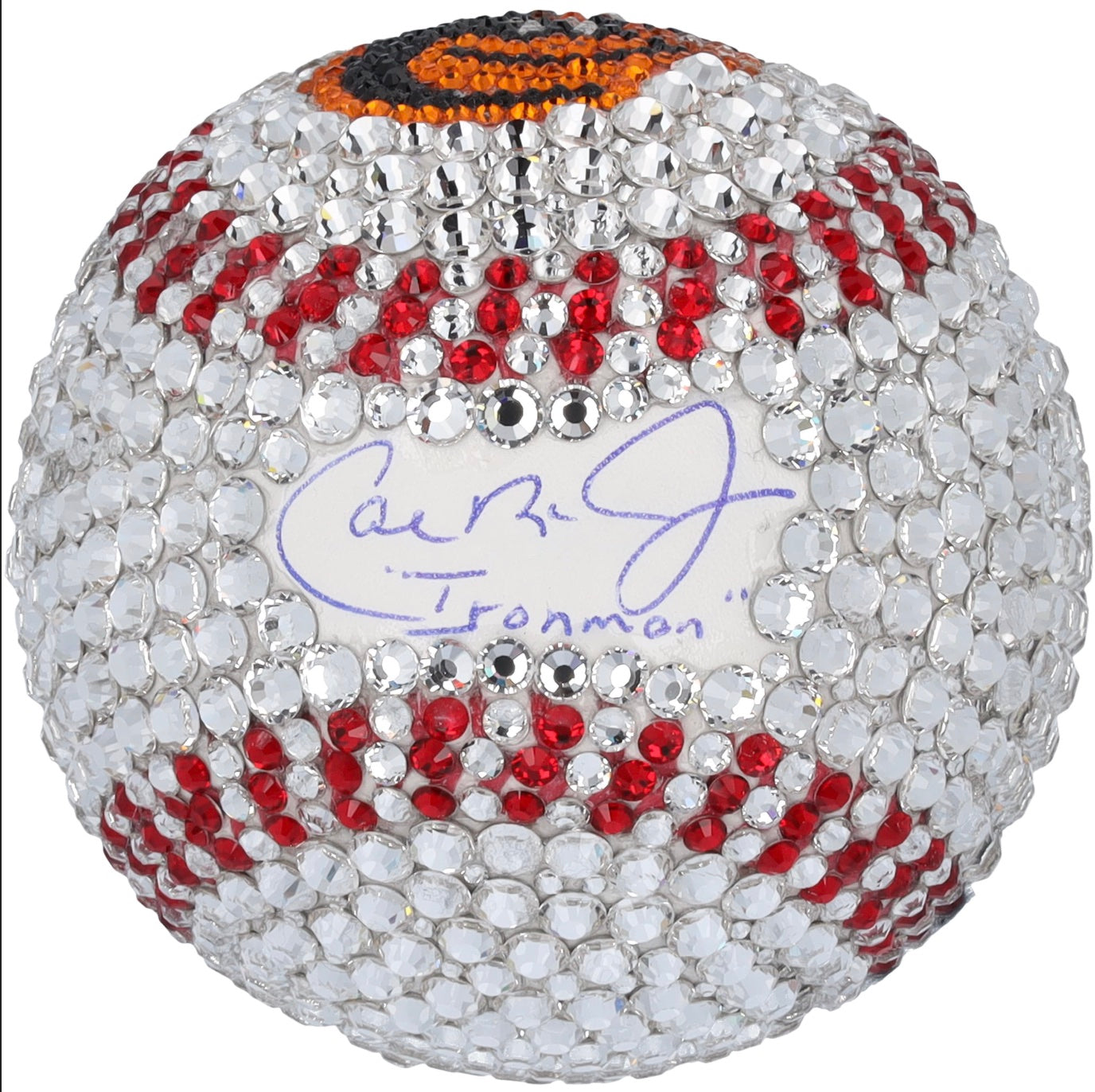 Signed crystal-covered baseball by Rock On Sports